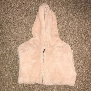 LA Hearts fuzzy sweater